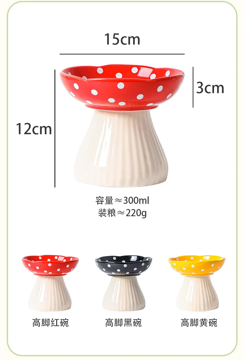 Cat Bowl Protection Cervical Spine Anti-overturning Pet Supplies Rice Bowl Cat Food Bowl Water Bowl Cat Food Bowl