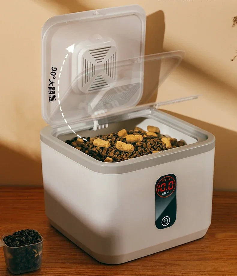 Pet Dog Food Storage Container Dry Cat Food Bucket Dog Food Box with Lid Insect Proof Moisture Proof Rice Box Grain Sealed Jar