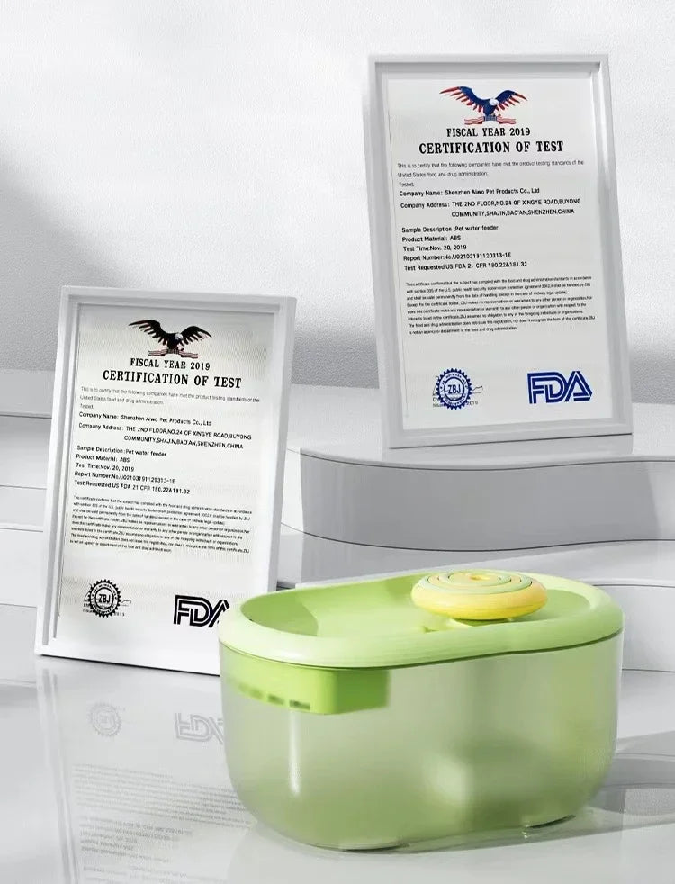 2.2L Pet Dog Water Dispenser Electric Cat Drinker Bowl High Capacity Auto Filter Sterilize Safety Ultra-Quiet Cat Water Fountain