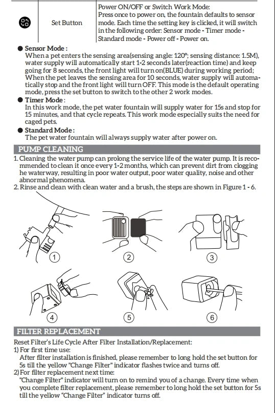 Pet Water Fountain Filter, Wireless Sensor Drinker, Pet Feeder for Cat and Dog, Water Dispenser, Auto Drinking Fountain