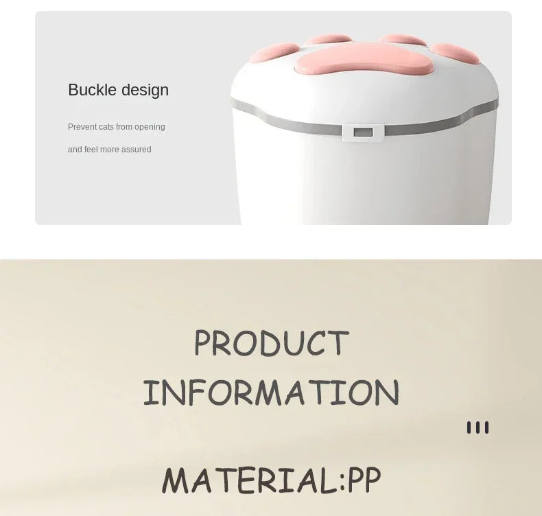 Pet Food Storag Container Dog Food Storage Container Cat Food Box Moisture-proof Seal with Measuring Cup Cat Dry Food Storage