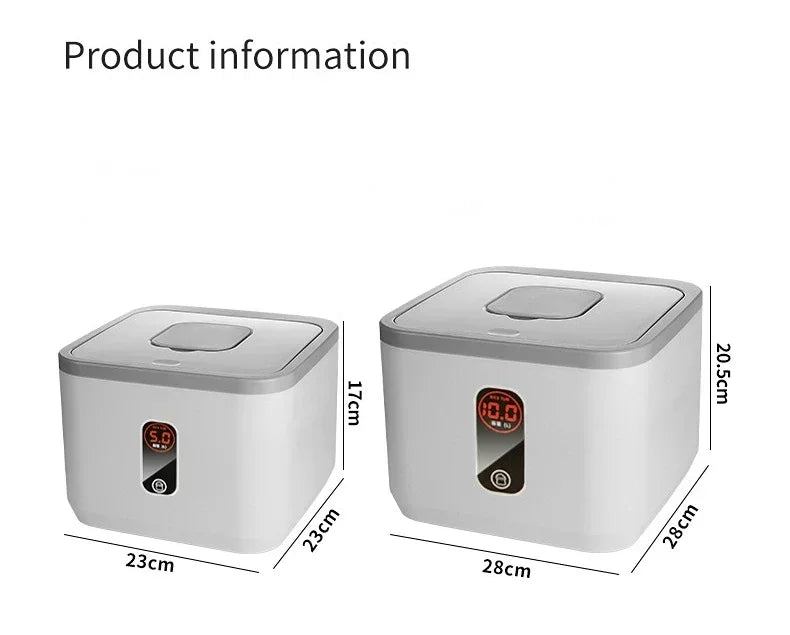 Pet Dog Food Storage Container Dry Cat Food Bucket Dog Food Box with Lid Insect Proof Moisture Proof Rice Box Grain Sealed Jar