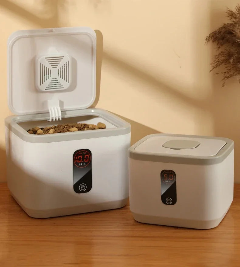 Pet Dog Food Storage Container Dry Cat Food Bucket Dog Food Box with Lid Insect Proof Moisture Proof Rice Box Grain Sealed Jar