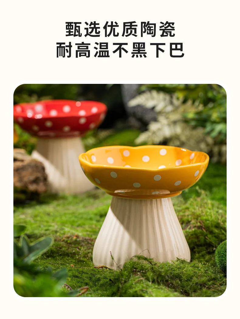 Cat Bowl Protection Cervical Spine Anti-overturning Pet Supplies Rice Bowl Cat Food Bowl Water Bowl Cat Food Bowl