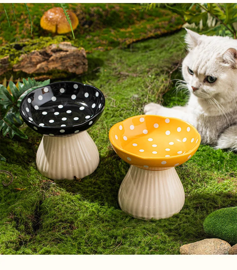Cat Bowl Protection Cervical Spine Anti-overturning Pet Supplies Rice Bowl Cat Food Bowl Water Bowl Cat Food Bowl